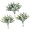 Floroom Artificial Flocked Eucalyptus Stems Faux Greenery Spray, 18pcs Best Filler Fake Plants for DIY Wedding Bouquet Centerpieces Arrangement
